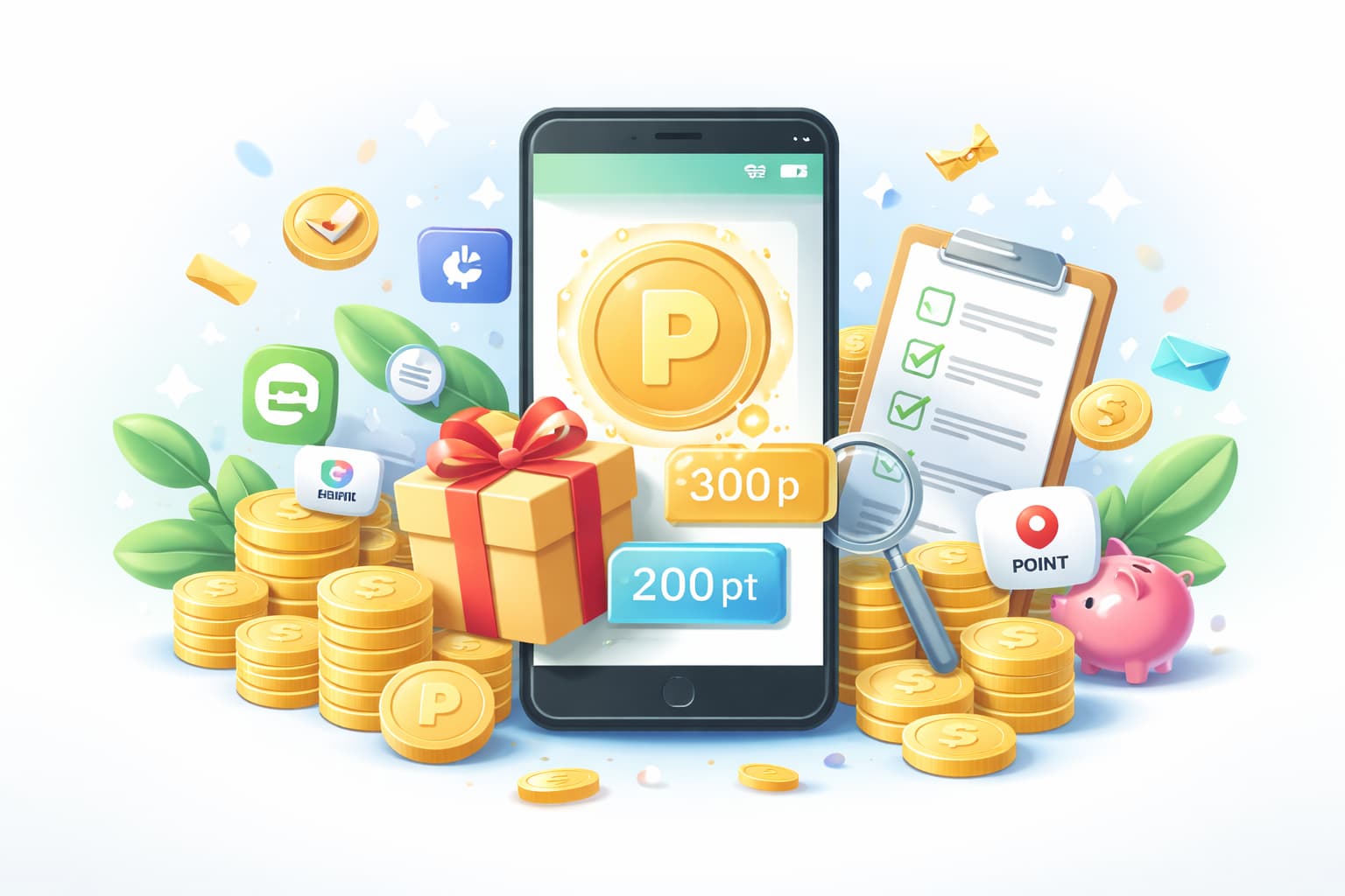 無料登録でおこづかいを貯めよう！